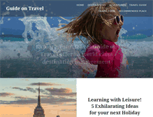 Tablet Screenshot of guideontravel.com